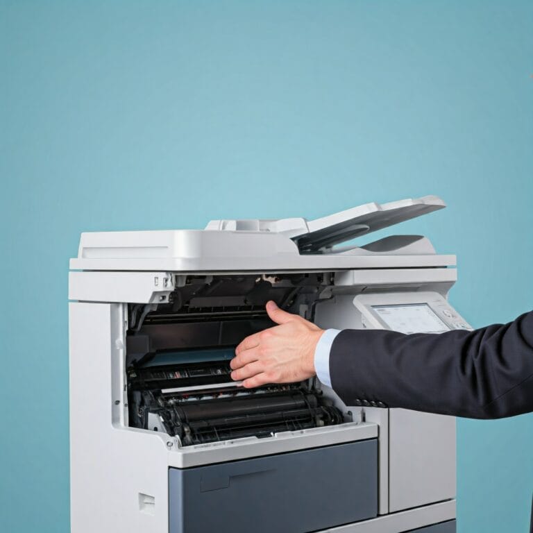 نصب تونر دستگاه کپی