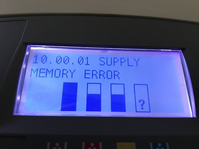 خطای Supply Memory Error در پرینتر