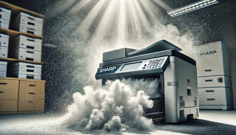 علت پودر شدن تونر دستگاه کپی شارپ