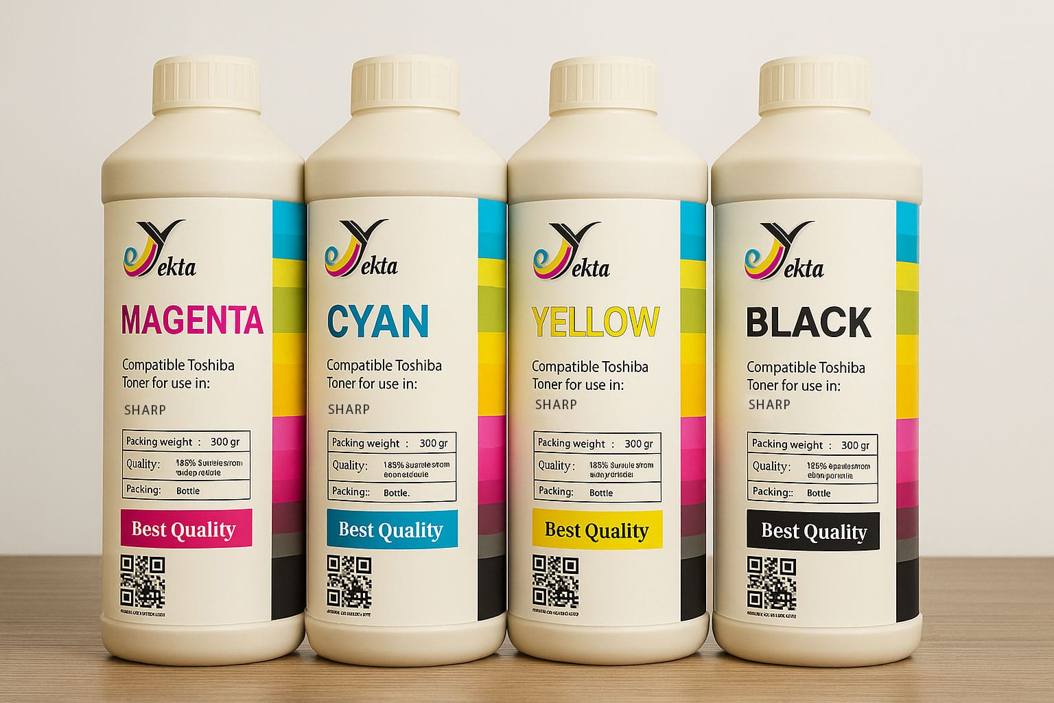 yekta-sharp-4color ست تونر ۴ رنگ شارپ