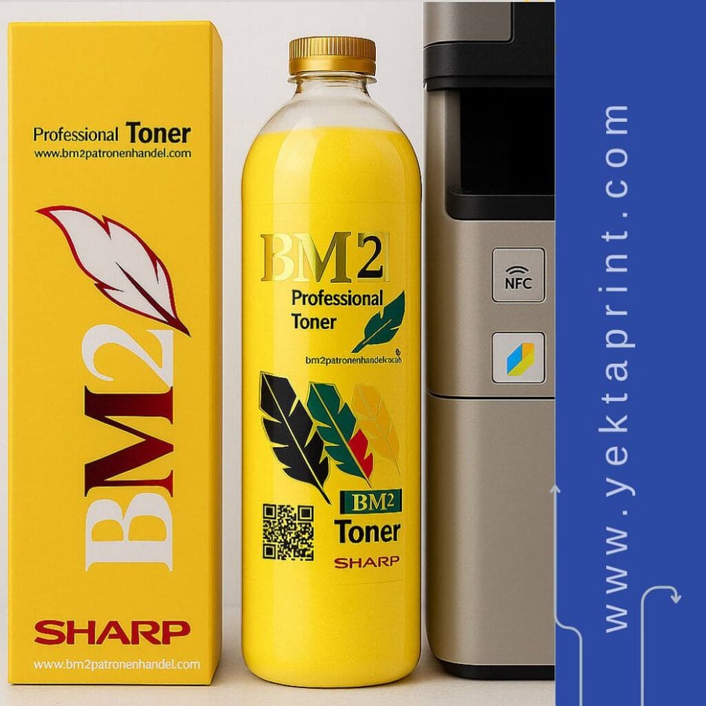 تونر زرد BM2 شارپ 300 گرم