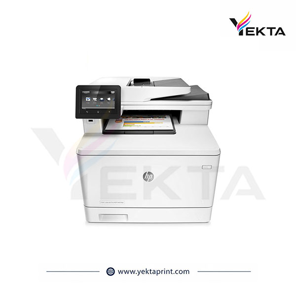 پرینتر رنگی لیزری اچ پی مدل LaserJet Pro MFP M477fdn
